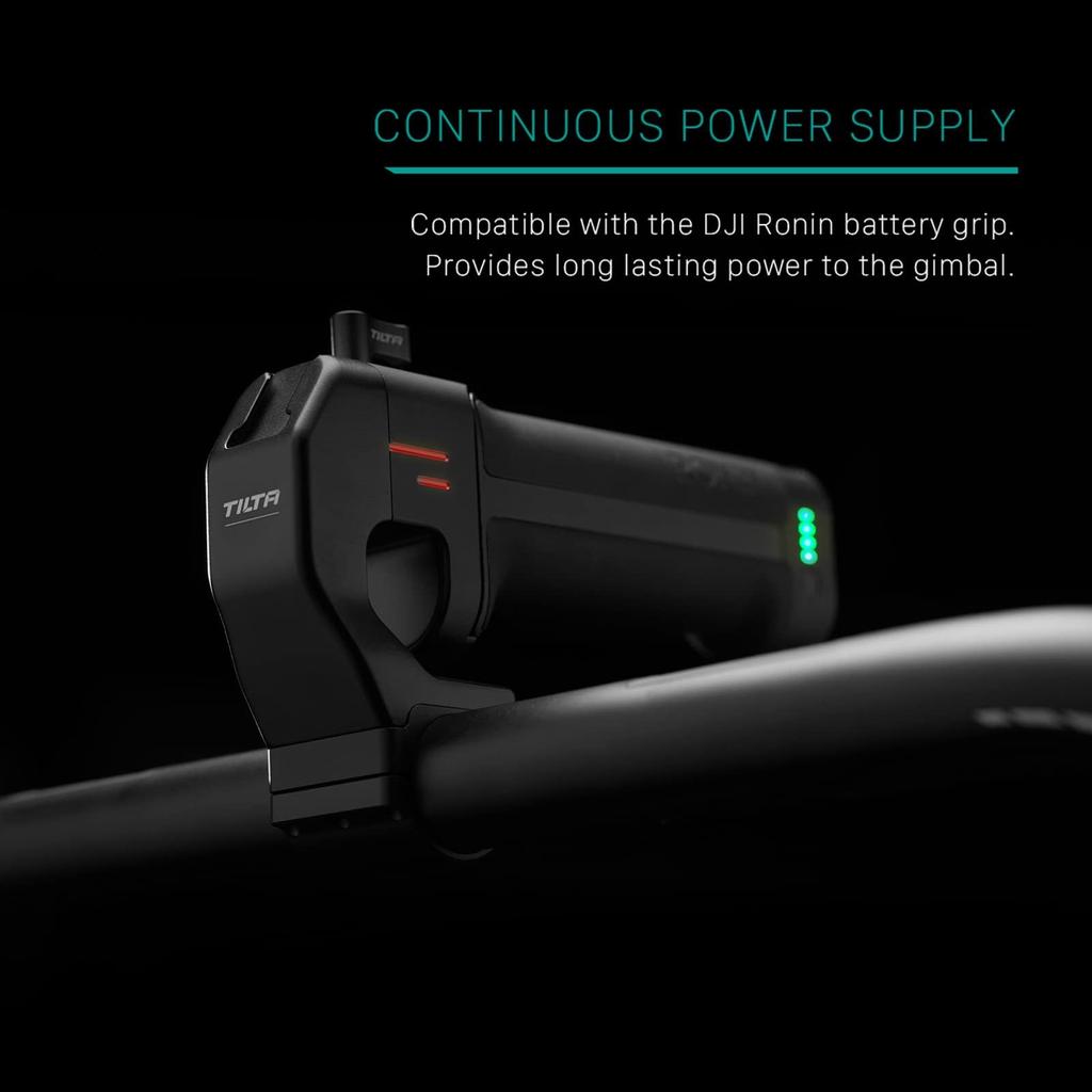 TILTA Basic Ringgriff Plus für DJI RS4 und RS3 Pro Stabilisator Handheld-Fernbedienung und Drahtloses Steuermodul RS4, Pro, RS2, Gimbals,