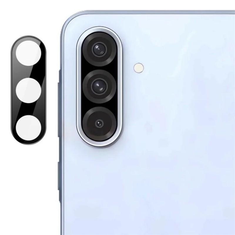 

For Samsung Galaxy A36 5G Camera Lens Protector WANLONFENG HD Full Black Silk Printed Lens Film Black