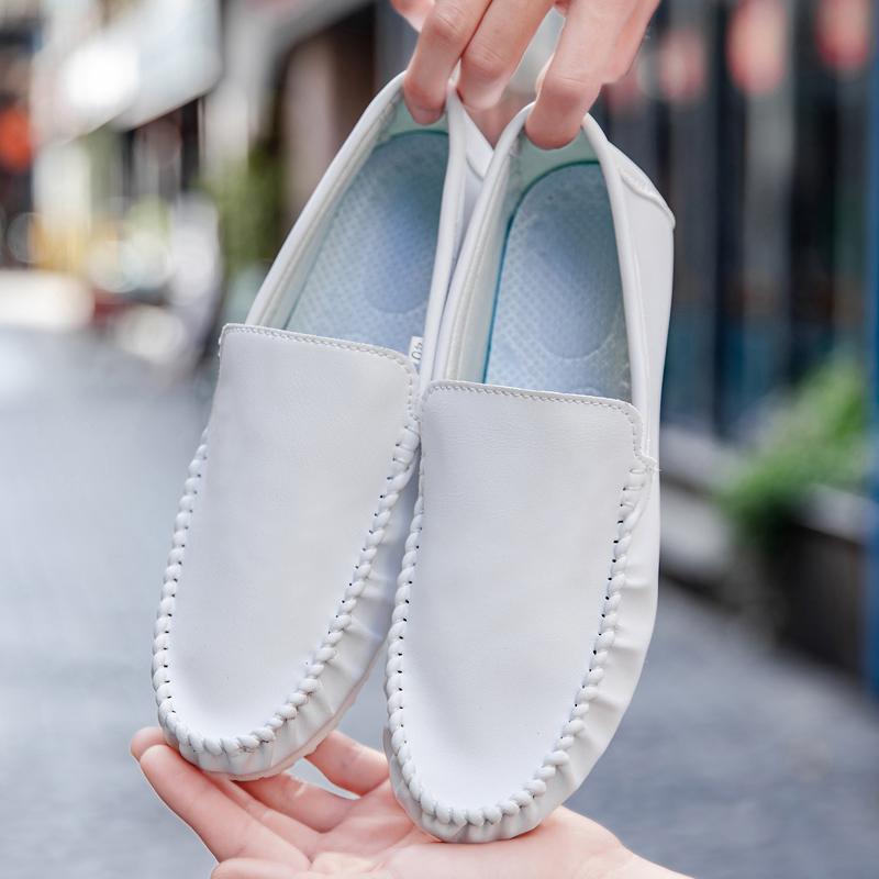 Summer Classic Loafers Men Boat Shoes Lightweight Man Moccasins Leather Slip On Flats Luxury Casual Driving Shoes