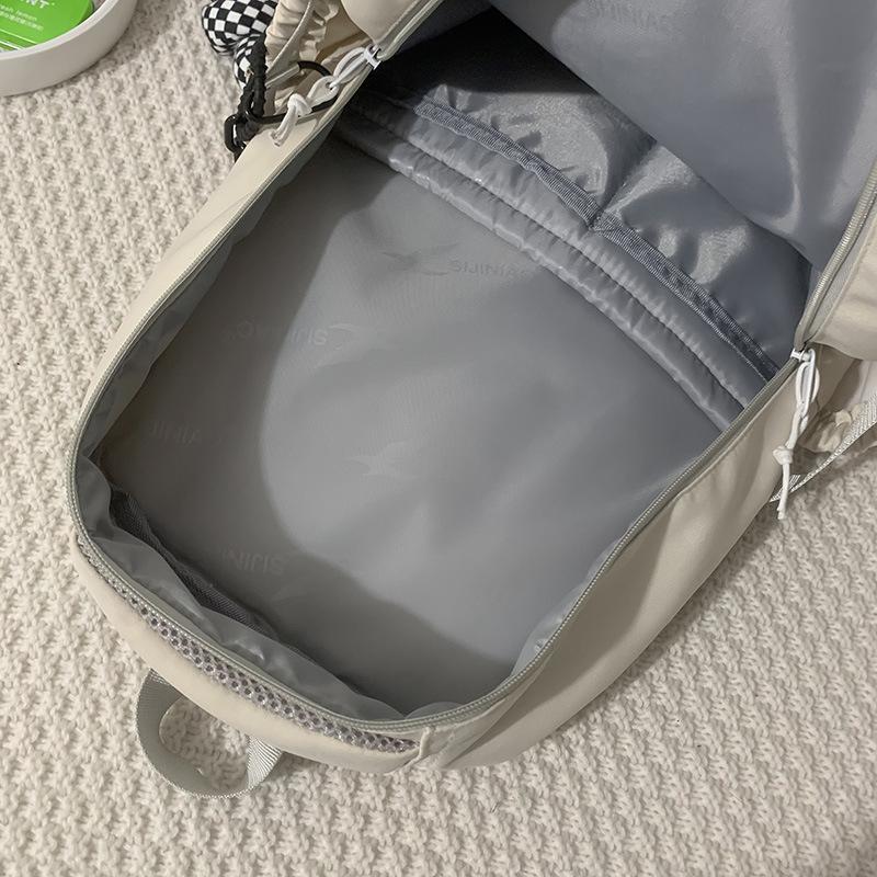 School bag female ins large capacity high school student computer backpack male junior high school student backpack trend manufacturer