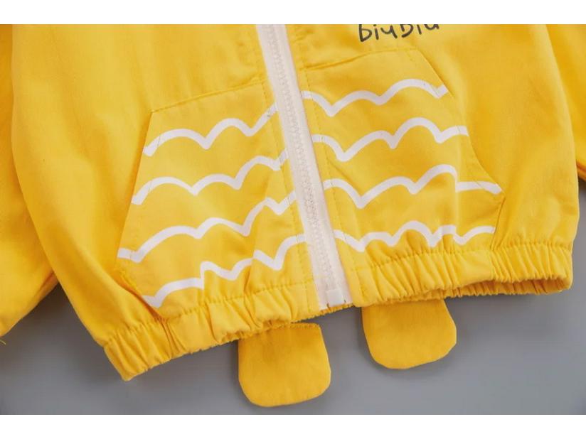 Kids' 2023 Korean Style Hooded Sweatshirts: Spring/Autumn Long-Sleeve Cartoon Three-Piece Set