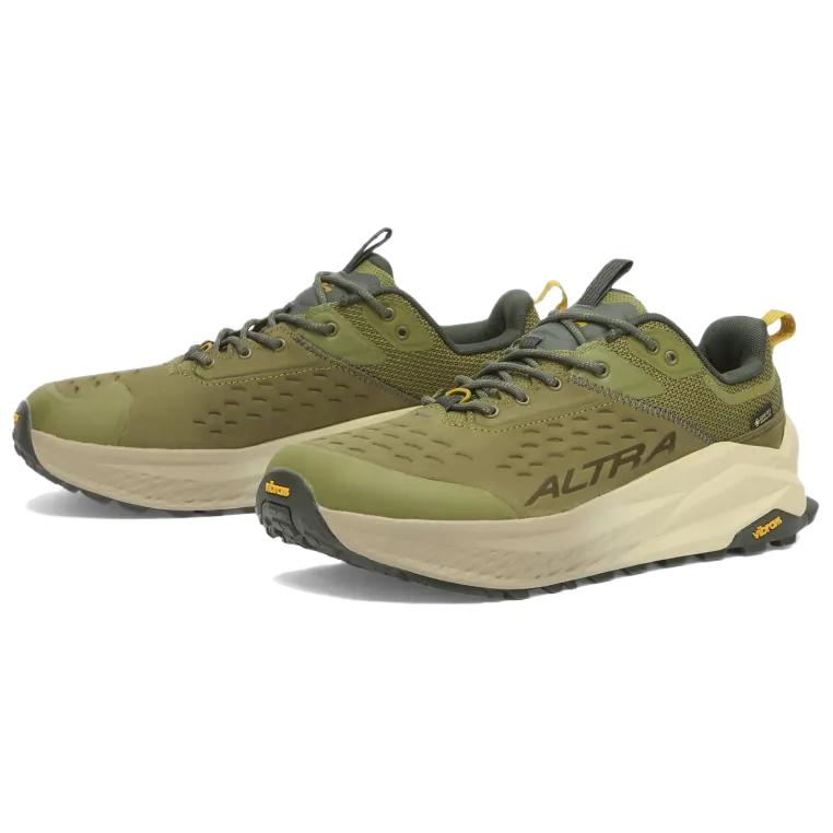 Altra Olympus 6 Comfortable Soft Waterproof Supportive Lightweight Low-Top Hiking Shoes Men hiking shoes Green AL0A85NM-315