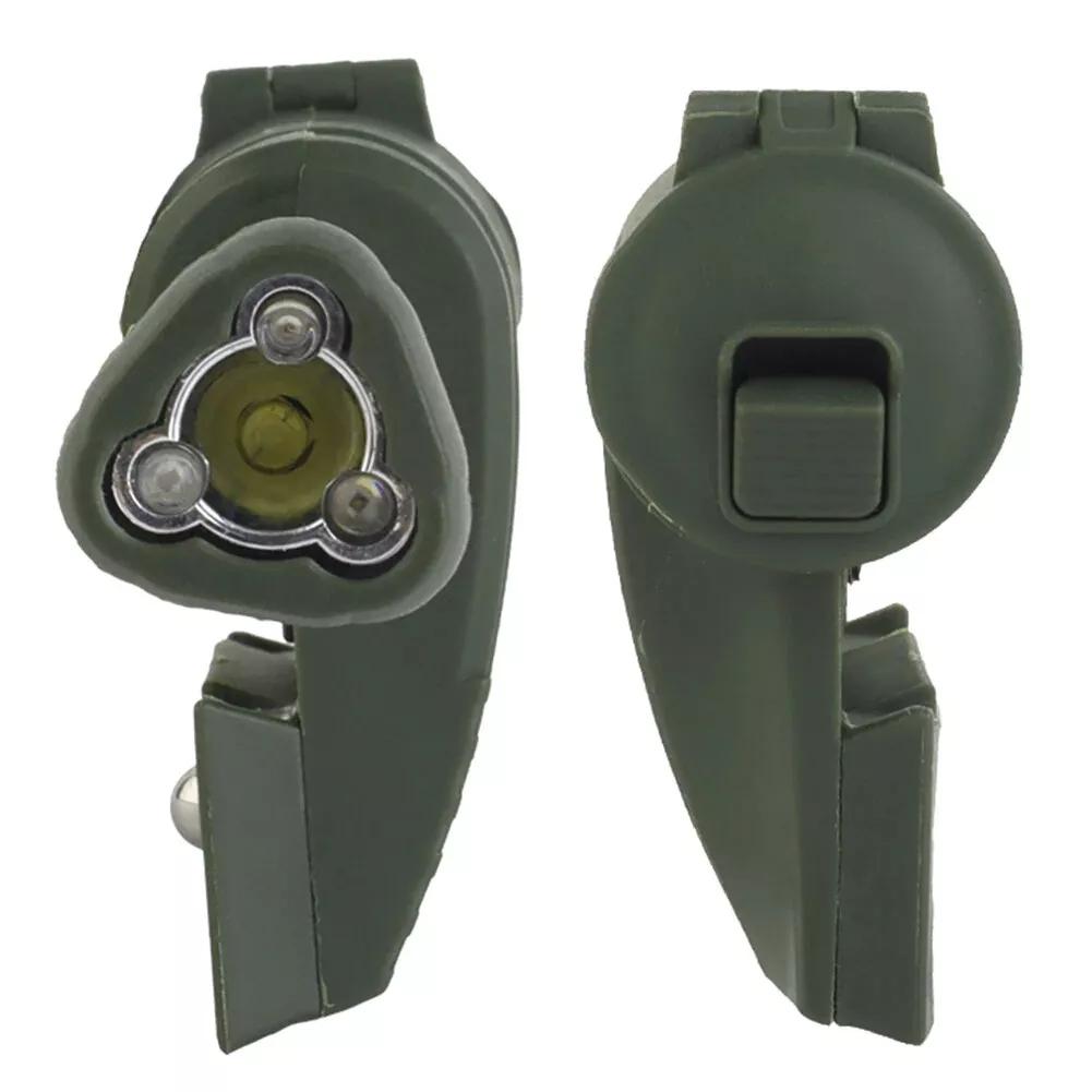 Tactical Helmet Light Military LED Task Lamp Bendable Survival Signal Light for Fast Mich Helmet for Outdoor Sports Hunting Fish