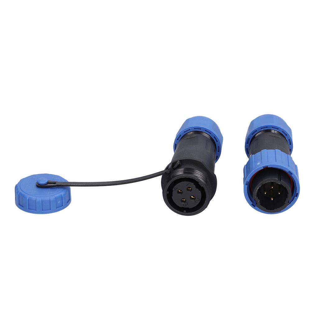 4 Pin Aviation Connector IP68 Waterproof Male and Female Aviation Connectors Plug Socket for Auto El