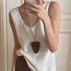Leopard Print Eyeglasses Storage Bag Durable Pu Leather Hanging Neck Pouch Multifunctional Simple Design Eyeglass Chain Necklace