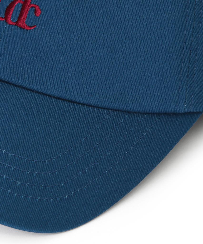 Eondeokeonteulol Cotton Logo Ball Cap Serif Udc / Authenic Bb / Carm Blue