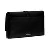 Michael Kors Mk Cece Letter Logo Flap Closure Solid Color Flower Buckle Leather Envelope Shoulder Bag Large Women bags Black 32H9G0EC7U-001