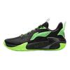 Li Ning Kids Wind Shadow 2.0 Simple Fashion Versatile Classic Basketball Shoes Kids Basketball Shoes Black Fluorescent-Green YKBV032-11