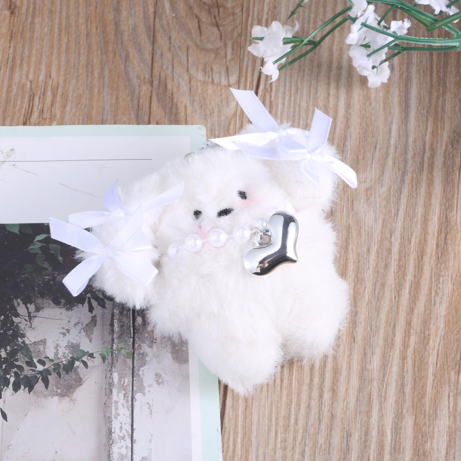 Милый брелок-подвеска в виде собаки-бантика — фото 3