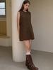 EIGHT DAYS A WEEK Autumn Sleeve Dress Brown Ad333