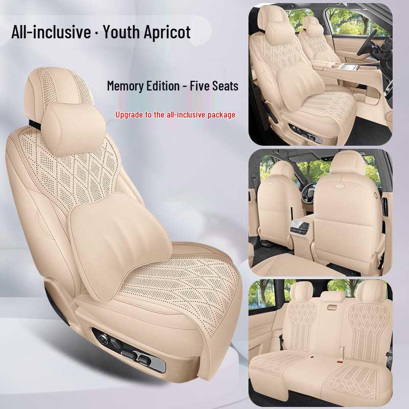 Wenjie M9 Suede Perforated All-Season Seat Cushions