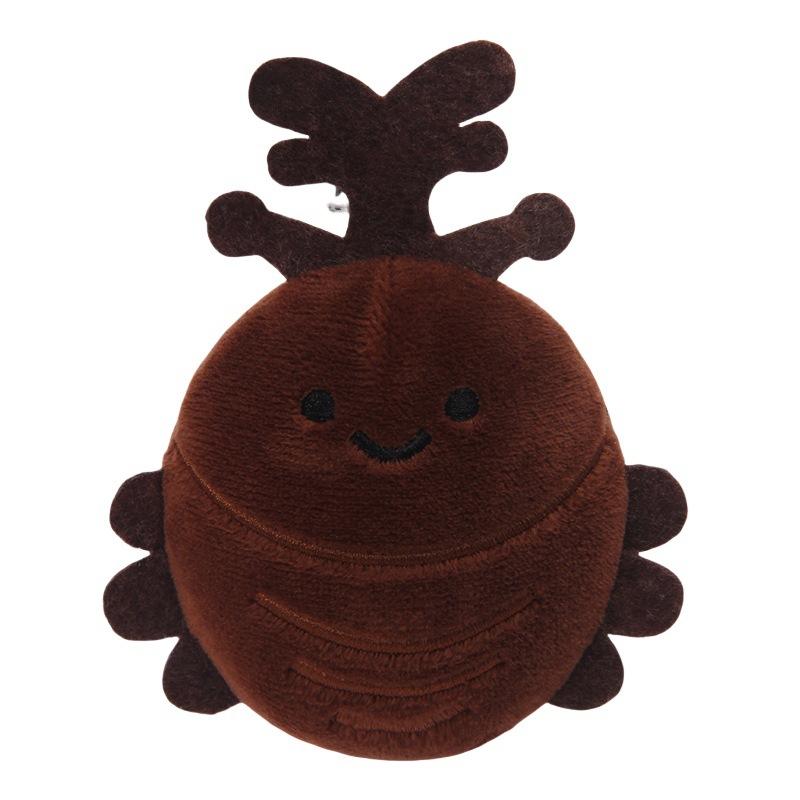 Simulationsdocka Insektsserie Plyschleksak Mantis Bi Nyckelring Ryggsäck Liten Hänge Docka