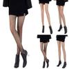4pcs Elegant Black Sheer Hosiery Collection Featuring Fine Medium And Large Net Openings Plus Stylish  Weave Design