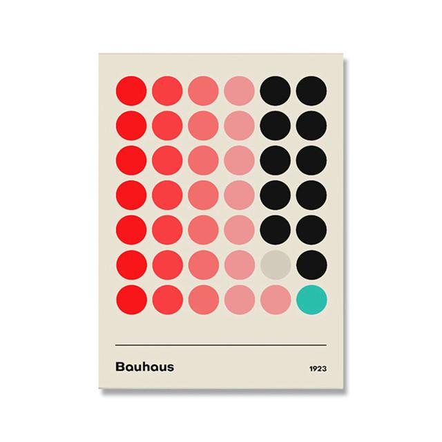 Bauhaus Exhibition Unique Geometric Posters Minimalist Art Canvas Prints Abstract Paintings Living Room Murals Home Decoration