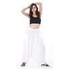 Women White Loose Baggy Pant Indian Party Wear Ethnic Boho Gypsy Harem Pants