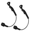 2Pcs Surf Leash 22‑28in   Straight Surfboard Leash Tensile Resistance Surf Board Leg Rope