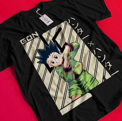 Gon Shirt Hunter X Hunter HXH Hisoka Tshirt Killua Tee T-Shirt Meruem Kurapika AA323