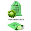 9Pcs 3 Color Reusable Food Storage Bags Bananas Lettuce Tomatoes 13.7x11inch Vegetable Fruit Keep Fresh Bags Aluminum Liner