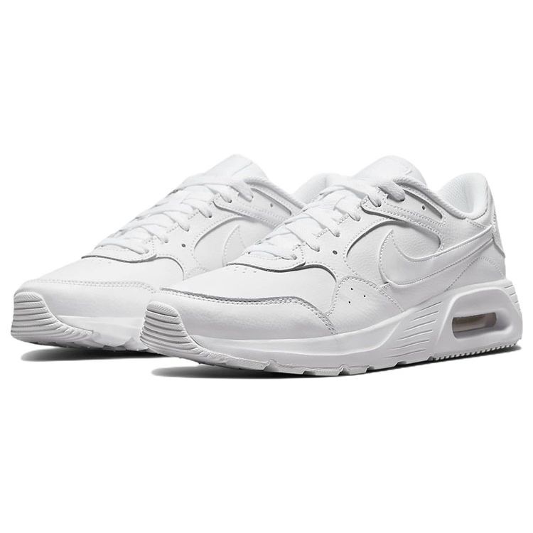 Nike Air Max Leather SC Triple White Men Sneakers DH9636-101