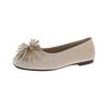 Low Heel Single Shoes Summer New Square Toe Shallow Mouth Rhinestone Flower Soft Sole Non-slip Low-top Shoes