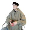 Herr 320g Tung Hoodie, 2023 Casual Vår/Höst Japanskt Trendigt Märke, Lös Passform Hoodie Jacka.