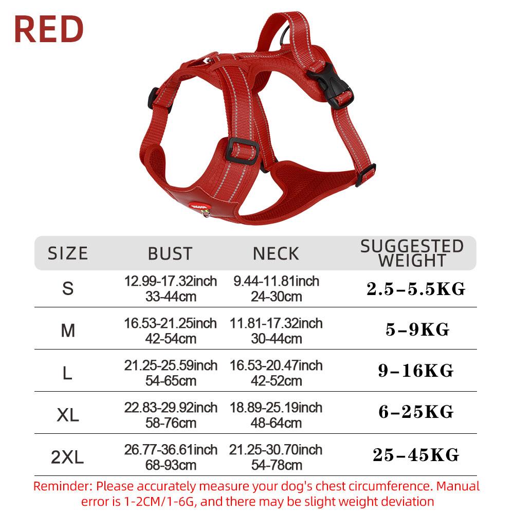 

Шлейка для добермана Светоотражающая Средняя Большая Собака Тактический Жилет Большой Водонепроницаемый Поводок для Собаки Аксессуары для Животных Товары S красный