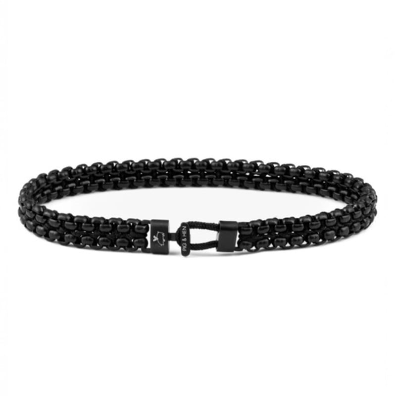 

PIG & HEN Catena Venetian 7 Bracelet - Black X Black ML
