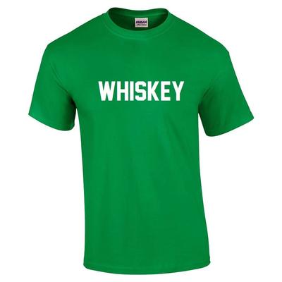 WHISKEY T-Shirt Weiß Irisch Grün St. Patrick's Day Baumwolle Trinkshirt