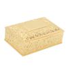Vintage Jewelry Box Carved Elegant Colorfast Zinc Alloy Soft   Lining Trinket Storage Box for Dressing Table Shelf