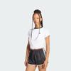 adidas X JENNIE Cropped Pleated T-Shirt