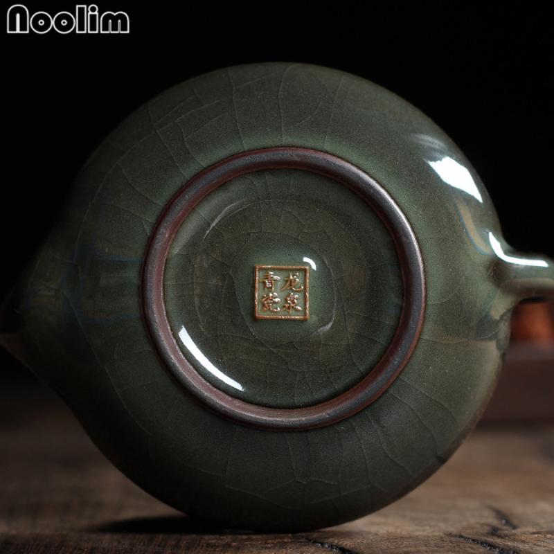 Crackle Glaze Longquan Celadon Ceramic China Teapot Porcelain Yixing Tea Pot Tea Set 135ML