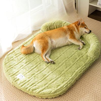 Hundbur för alla säsonger Stor Hund Husdjursmatta Varm på vintern Avtagbar och tvättbar Hundmatta Hundsäng Soffa Hundsovning