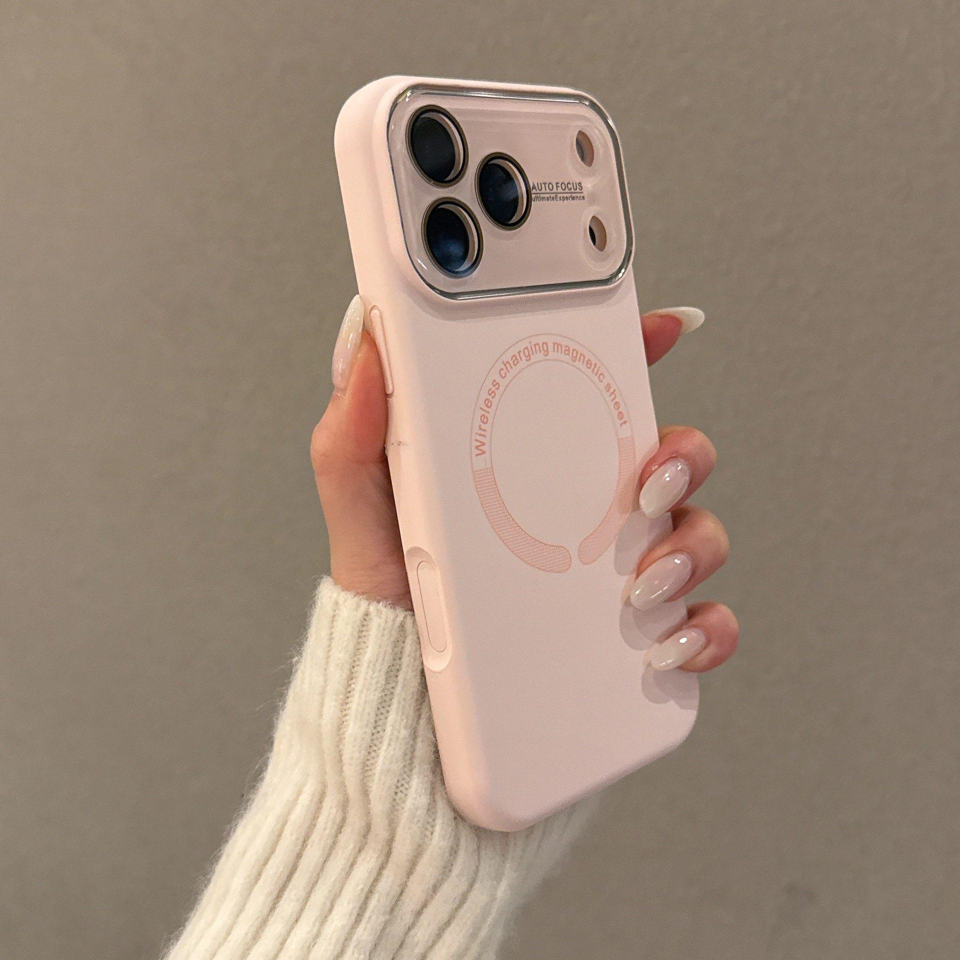 

iPhone 17 Pro Max Case: Large Window, Liquid Silicone, Magnetic Adsorption, Fits Apple 16/15 Protective Case For iPhone 14 Pro Max