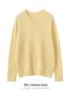 2025 Women's Cloud Cable Knit Cashmere Round Neck Loose Pullover for Autumn/Winter