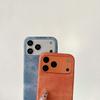 Denim Texture Fabric iPhone 17 Pro Max Case, Fits 16 Pro, Premium Feel Hard Case for iPhone 15.