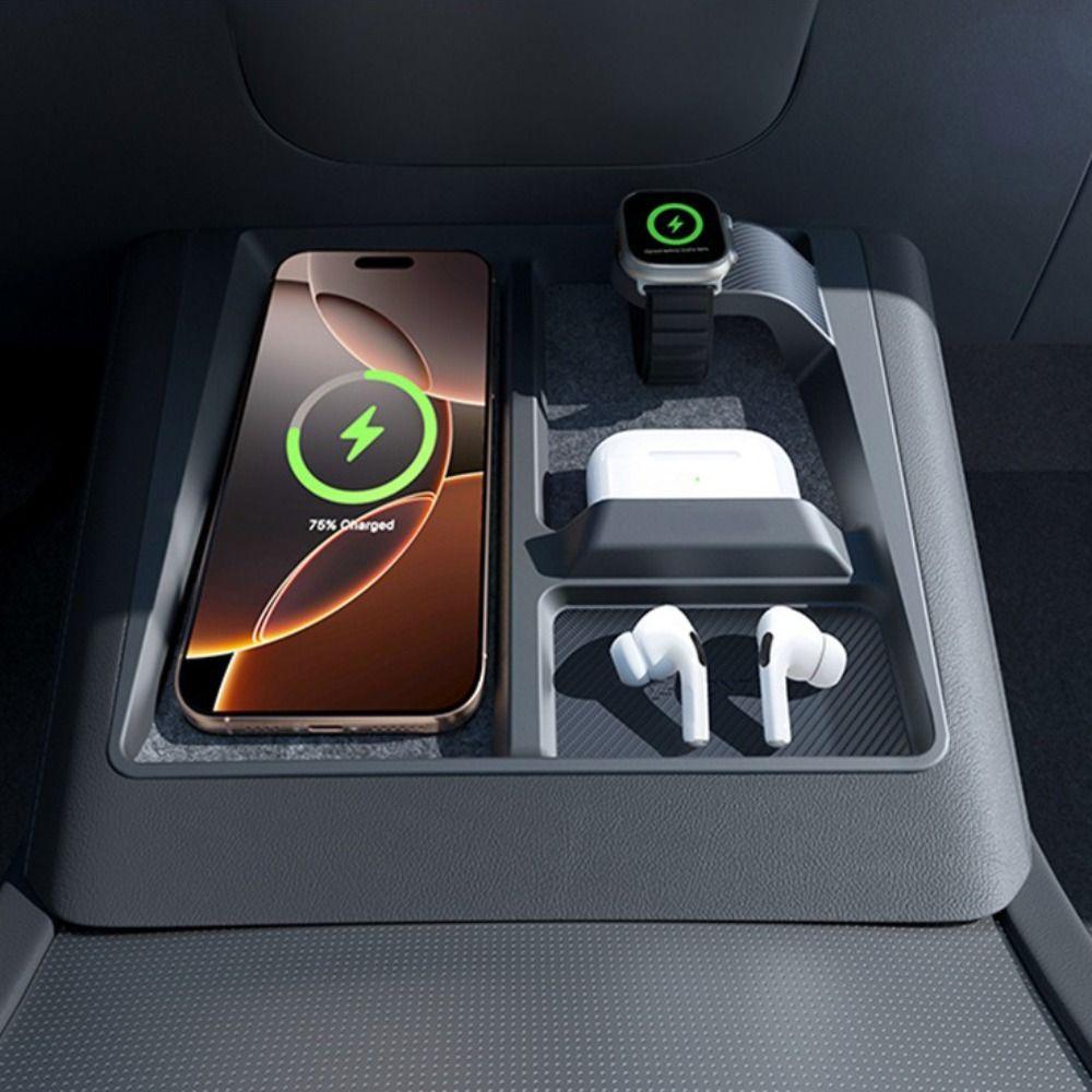 Wireless Charging Non-Slip Limiter Charging Compartment Limiter  for Tesla Model Y