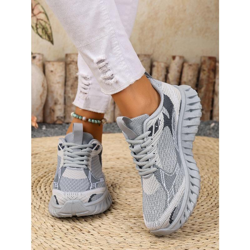 Women's Spring Fall Fashion Thick Sole Soft Sole Comfortable Casual Athletic Shoes.