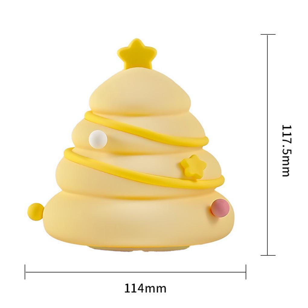 Cartoon Silicone Night Light Rechargeable LED Lamps Touch Switch Timing Dimmable Bedroom Bedside Lamp Room Decor Children’s Gift