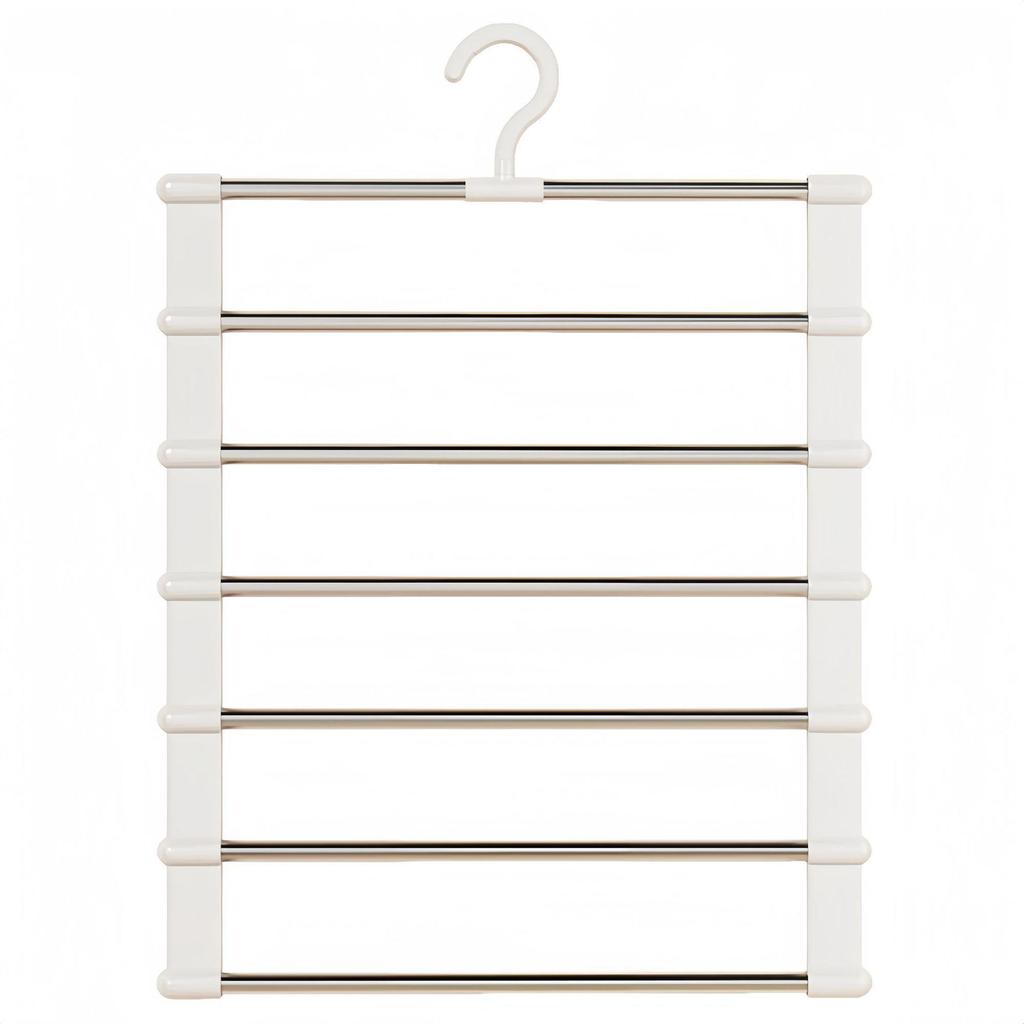 Multi-layer Non-slip Stainless Steel Pants Hanger for Wardrobe Storage