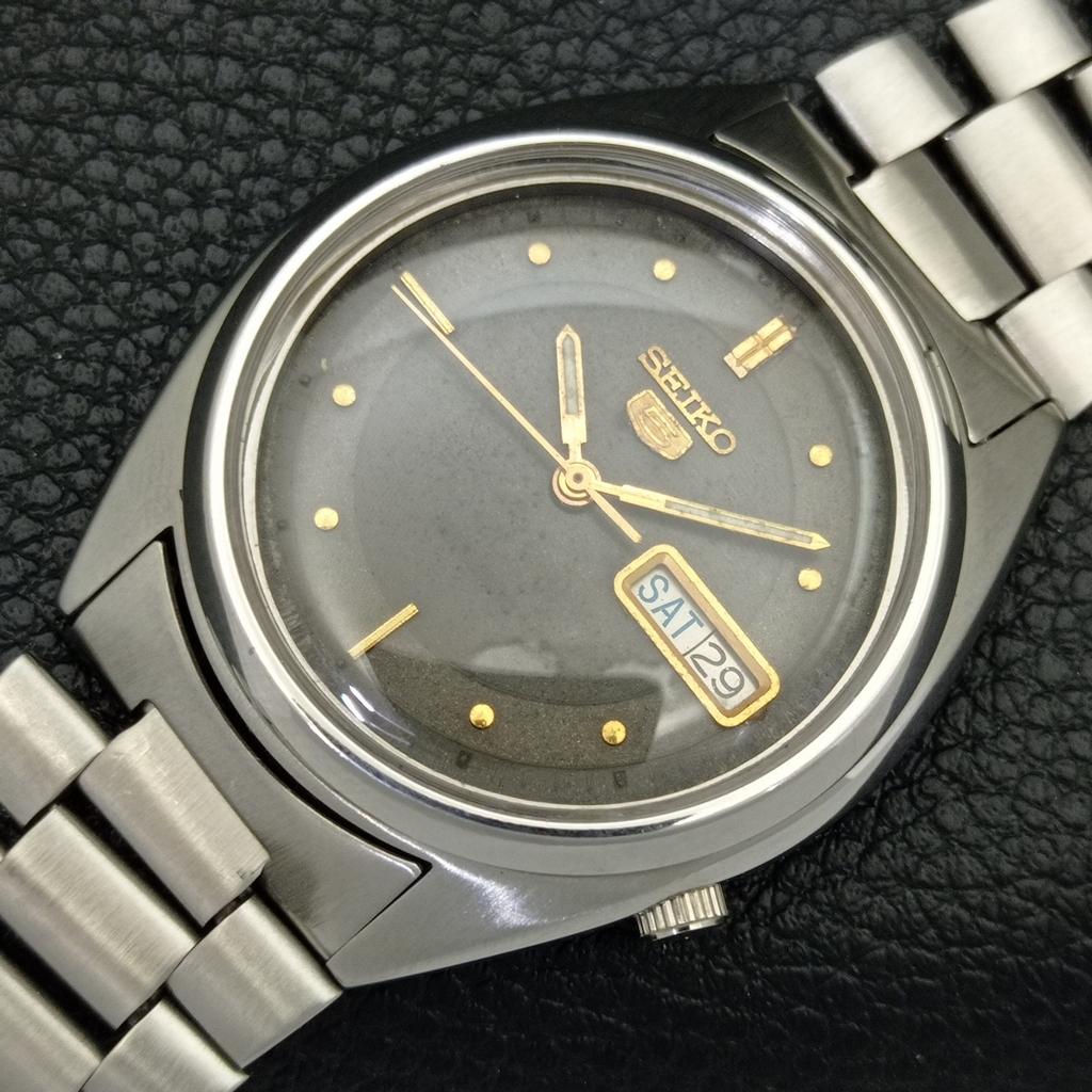GENUINE VINTAGE SEIKO 5 AUTOMATIC JAPAN 7009A MENS ORIGINAL DIAL WATCH A702425-5 R124-a702425