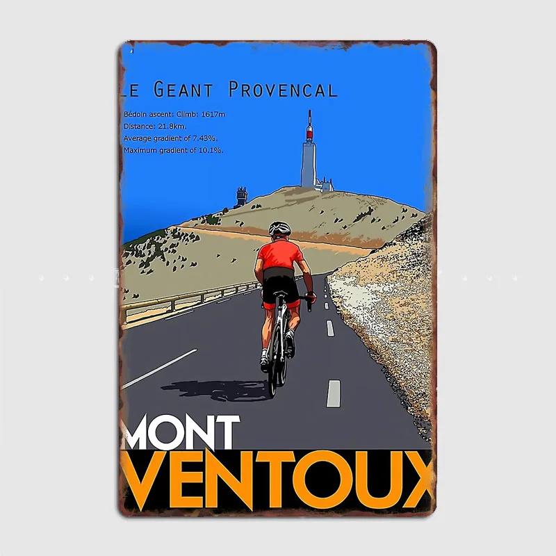 

Mont Ventoux Vintage Posters Wall Art Metal Plaques Tin Sign Interior Home Room Decoration Kitchen Wall Decor 30x40cm(11.8x15.7inch)
