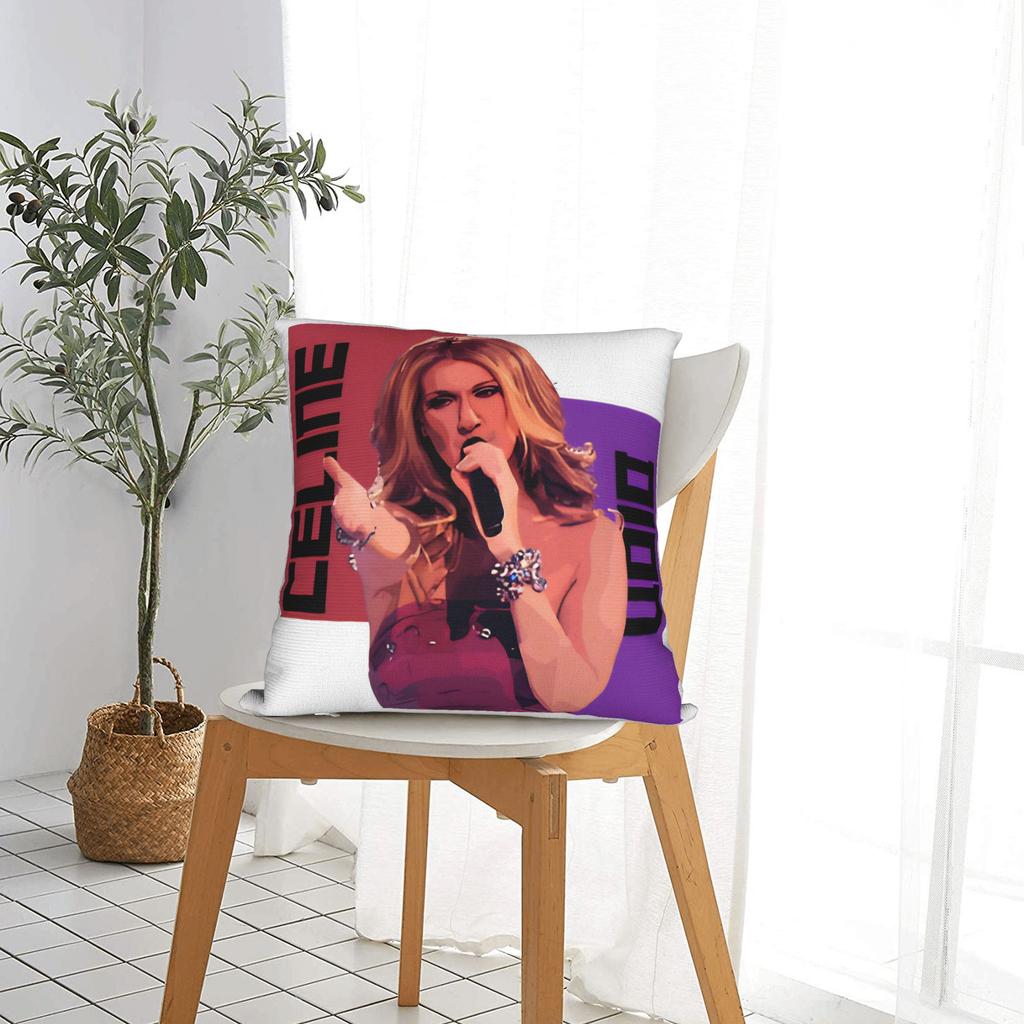 Pillow Case Singer C-Celineds Dion Custom Pillow Cover For Sofa Home Decoration Fashion Pillowcases