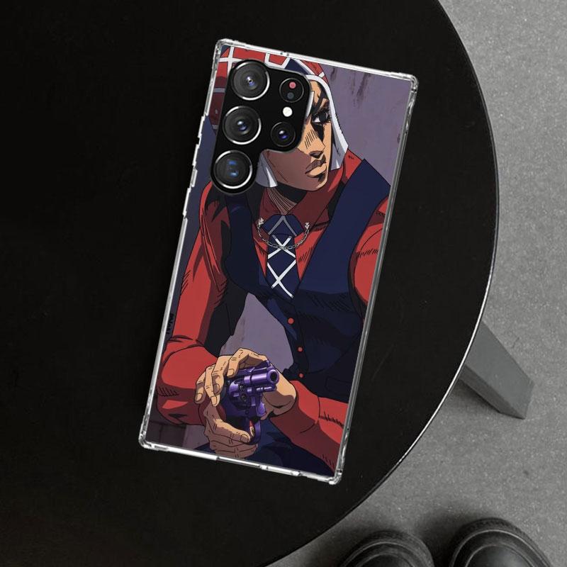JoJo Adventure Guido Mista Phone Case Cover for Samsung Galaxy S26 S25 Edge S24 S23 Ultra S22 Plus S21 FE S20 + Art Customized F