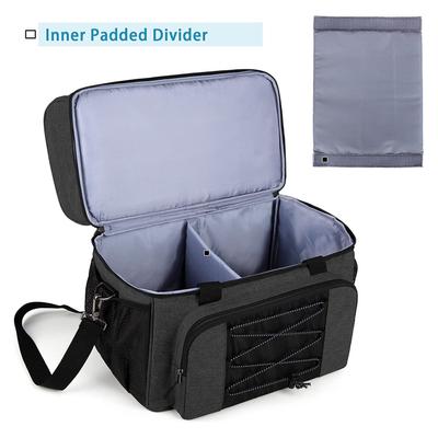 Bowling Bag for 2 S Portable Bowling Bag with Padded Holder for Double and Pair of Bowling Shoes Up To Mens 16