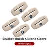 MDCF1 Car Sticker Car Seatbelt Buckle Cover Silicone Anti-scratch Protector Safety Belt Buckle Guard Car Accessories Interior For BMW