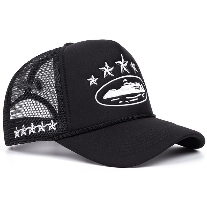 Fashion New Unisex Print Baseball Hats Hip Hop Breathable Personal Sunshade Mesh Versatile Street Snapback Hats Trucker Caps