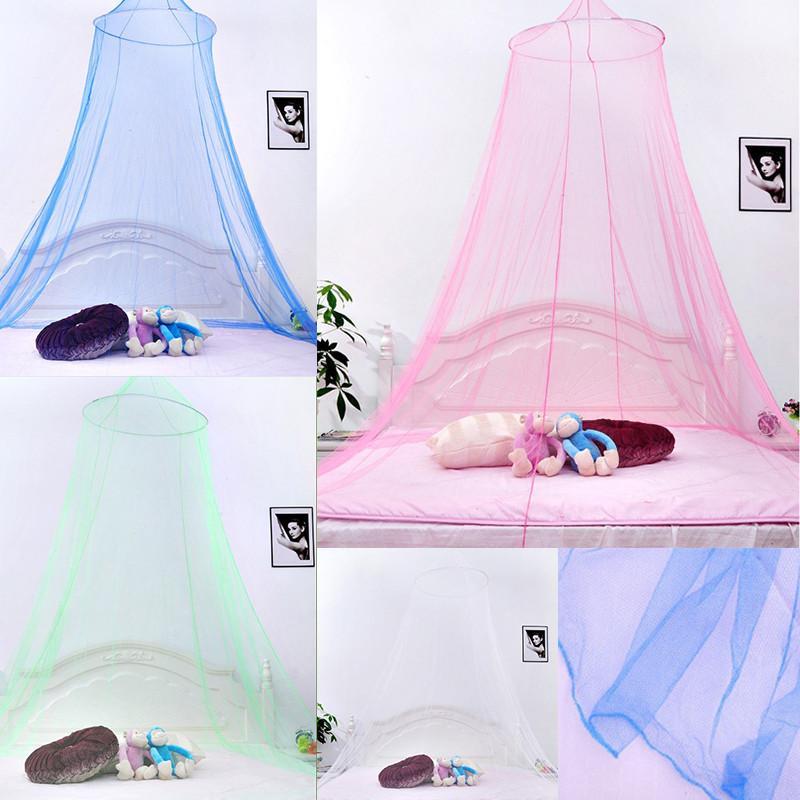 Mosquito Bed Net Curtains Canopy Round Insect Reject Net Netting Dome Tent Bed