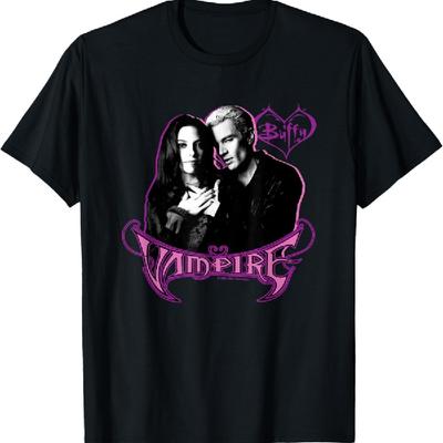 Buffy a vámpírok réme Spike & Drusilla Nouveau portré póló