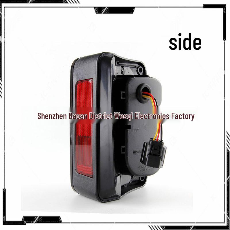 Smoked Style LED Taillight Assembly for Wrangler: Modified Rearview & Turn Signal Light