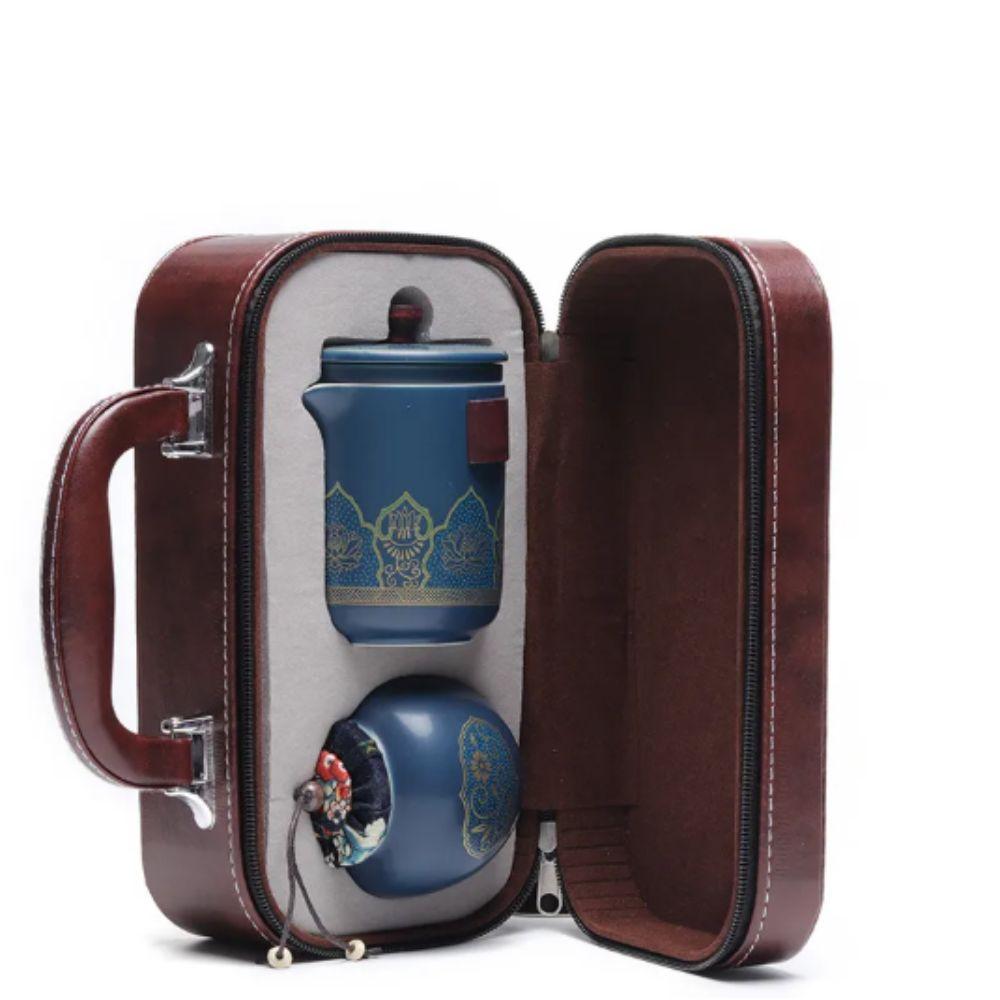 With Handle Travel Tea Set Cerc Material Tea Making Equipment Tea Drinking Equipment Gift Giving